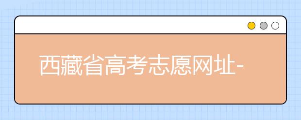 西藏省高考志愿網(wǎng)址-高考志愿填報技巧?注意這兩點！