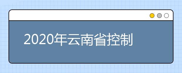 2020年云南省控制分數(shù)線:一本文史555分，理工535分