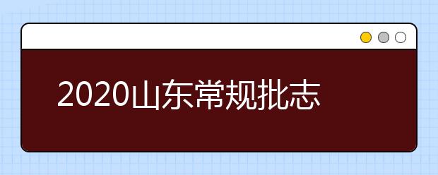 2020山東常規(guī)批志愿填報是什么模式？常規(guī)批志愿填報錄取規(guī)則是什么？